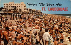 Where the Boys Are - The Beach Postcard