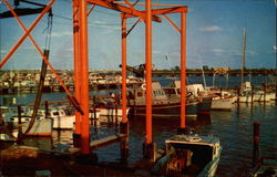 Fishing Boats Manasquan River, NJ Postcard Postcard