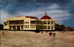 Beach and Casino Postcard