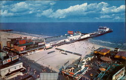 Steel Pier Atlantic City, NJ Postcard Postcard