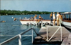 Boats are available at the state park Postcard