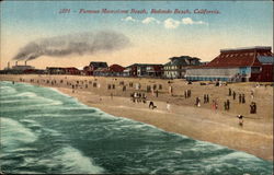 Famous Moonstone Beach Redondo Beach, CA Postcard Postcard