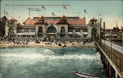 Natatorium and Pleasure Pier Postcard