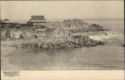 Japanese Tea Garden and Beach Pacific Grove, CA Postcard Postcard