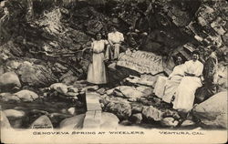 Genoveva Spring at Wheeler's Ventura, CA Postcard Postcard