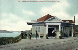 Land's End Station at the Golden Gate Postcard