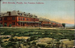 Brick Barracks, Presidio San Francisco, CA Postcard Postcard