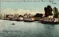 Houseboats Postcard