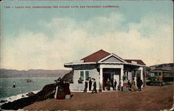 Lands End, overlooking the Golden Gate Postcard