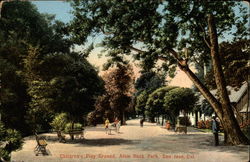 Children's Play Ground, Alum Rock Park Postcard