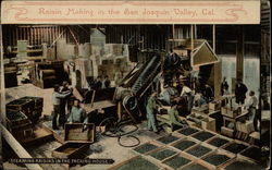 Steaming Raisins in the Packing House Postcard