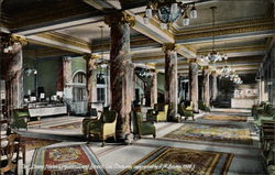 The Lobby, Hotel Virginia Postcard