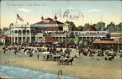 The Bath House Long Beach, CA Postcard Postcard