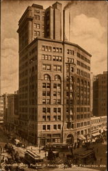 Chronicle Building, Market & Kearny Streets San Francisco, CA Postcard Postcard