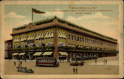 "Churchill's" New York, NY Postcard Postcard