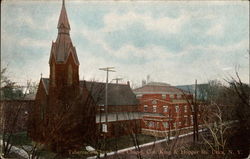 Tabernacle Church and Chapel, Cor. King & Hopper Sts Postcard