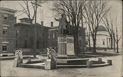 Flower Statue Watertown, NY Postcard Postcard