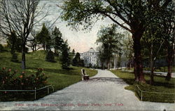 View in the Botanical Garden, Bronx Park New York, NY Postcard Postcard