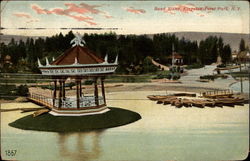 Band Stand, Kinston Point Park New York, NY Postcard Postcard