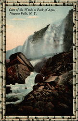 Cave of the Winds or Rock of Ages Niagara Falls, NY Postcard Postcard