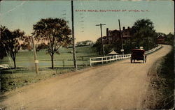 State Road Southwest of Utica Postcard