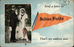 Send a Letter to Indian Fields Postcard