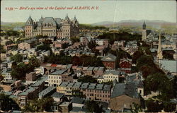 Bird's-eye view of the Capitol Albany, NY Postcard Postcard