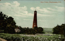 Ely's Tower Binghamton, NY Postcard Postcard