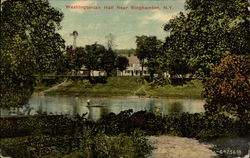 Washingtonian Hall Binghamton, NY Postcard Postcard