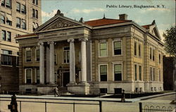 Public Library binghamton, NY Postcard Postcard