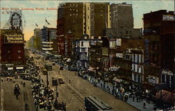 Main Street, Looking North Postcard