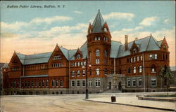 Buffalo Public Library New York Postcard Postcard