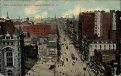 Main Street from Shelton Square Postcard