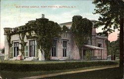 Old Stone Castle, Fort Porter Postcard