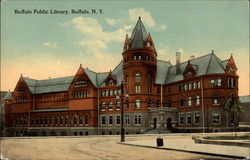 Buffalo Public Library New York Postcard Postcard