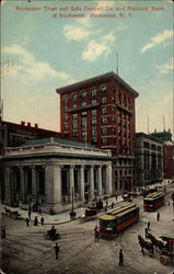 Rochester Trust and Safe Deposit Co. and National Bank of Rochester New York Postcard Postcard