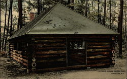 Log Cabin, Durand Eastman Park Postcard