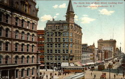 The North Side of Main Street, Looking East from Four Corners Rochester, NY Postcard Postcard