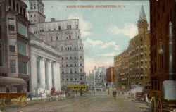 Four Corners Rochester, NY Postcard Postcard