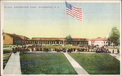 Plaza, Exposition Park Rochester, NY Postcard Postcard