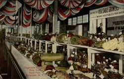 Vegetable Display, New York State Fair Postcard