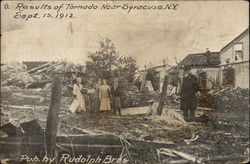 Results of tornado near Syracuse, N. Y., Sept. 15, 1912 Postcard