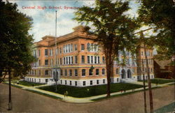 Central High School Postcard