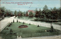 Furman Park, at Castle St. and Cortland Ave Syracuse, NY Postcard Postcard