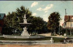 Onondaga Circle Fountain Postcard