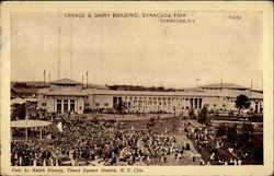 Grange & Dairy Building, Syracuse Fair New York Postcard Postcard