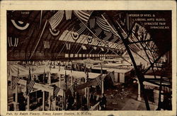 Interior of Mfrs. & Liberal Arts Bldgs., Syracuse Fair New York Postcard Postcard