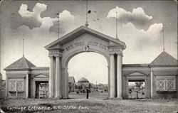 Carriage Entrance, NY State Fair Postcard