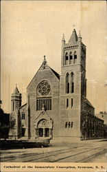 Cathedral of the Immaculate Conception Syracuse, NY Postcard Postcard