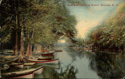 Boat Landing, Long Branch Postcard